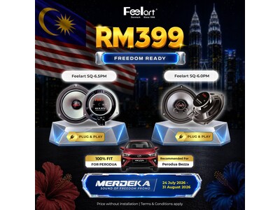 Merdeka 1️⃣ (Feelart SQ-6.5PM + Feelart SQ-6.0PM)